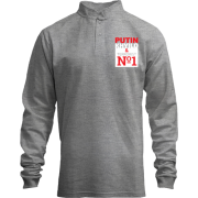 Лонгслив поло со стойкой Putin - kh*lo & terrorist №1 (4)