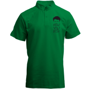 Футболка с воротником стойкой How you doin