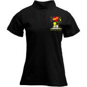 Футболка з коміром стійкою Love is ... (3)