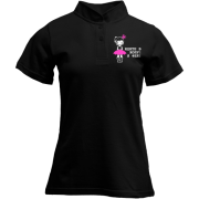 Футболка з коміром стійкою Ідіть в ж я фея