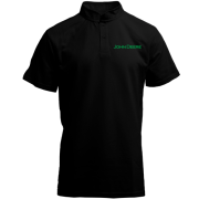 Футболка з коміром стійкою John Deere (напис)