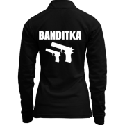 Лонгслив поло со стойкой Бандитка