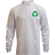 Лонгслів поло зі стійкою Recycle