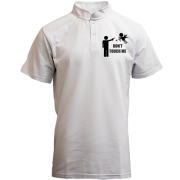 Футболка з коміром стійкою Don't touch me 2