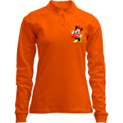 Лонгслив поло со стойкой Minie Mouse 2