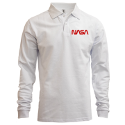 Лонгслив поло NASA Worm logo