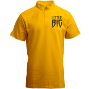 Футболка з коміром стійкою Little Big logo