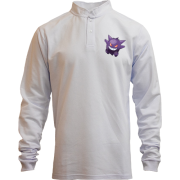 Лонгслив поло со стойкой с покемоном Генгар (Gengar)