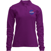 Лонгслив поло со стойкой Марина (NASA Style)