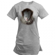Подовжена футболка з клоуном з фільму "Воно" (2)