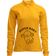 Лонгслив поло со стойкой SUPER BABY
