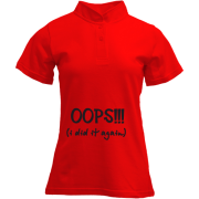 Футболка з коміром стійкою OOPS!