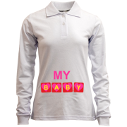 Лонгслив поло My baby (девочка)
