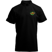 Футболка з коміром стійкою Minnesota Wild (Вишивка)