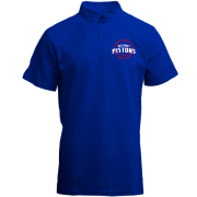 Футболка з коміром стійкою Detroit Pistons (Вишивка)