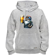 Худи Байкер с бокалом пива