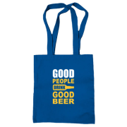 Сумка шоппер Good People Drink Good Beer