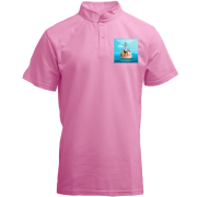 Футболка з коміром стійкою з маяком "російський корабель, йди нах*й"