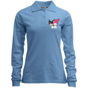 Лонгслів поло з Kuromi & My melody