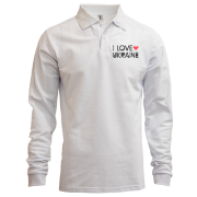 Лонгслив поло I Love Ukraine (2)