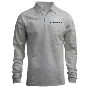 Лонгслив поло Pilot
