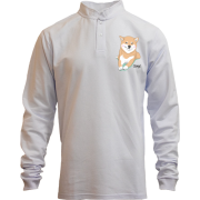 Лонгслів поло зі стійкою Corgi