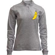 Лонгслив поло со стойкой Cute Banana