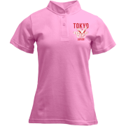 Футболка з коміром стійкою Tokyo Japan