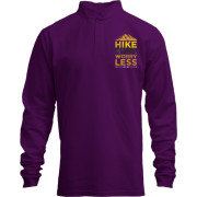 Лонгслив поло со стойкой Hike more worry less