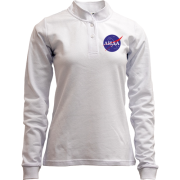 Лонгслив поло со стойкой Лида (NASA Style)