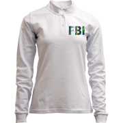 Лонгслив поло со стойкой FBI (голограмма) (голограмма)