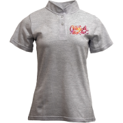 Футболка з коміром стійкою Я твій космос