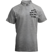 Футболка с воротником стойкой Anti Social Social Club