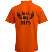 Футболка с воротником стойкой Kiss my airs