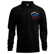 Лонгслив поло MADE IN RUSSIA