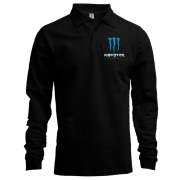 Лонгслив поло Monster energy (blue)