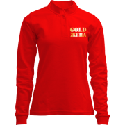 Лонгслив поло со стойкой Gold Жена