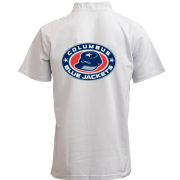 Футболка з коміром стійкою Columbus Blue Jackets