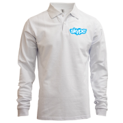 Лонгслив поло Skype