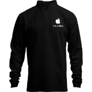 Лонгслив поло со стойкой I'm a Mac