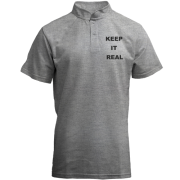 Футболка з коміром стійкою  Keep It Real 2