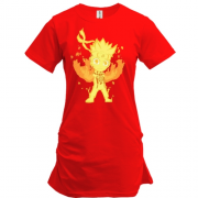 Подовжена футболка з вогненним Наруто (2)