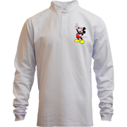 Лонгслив поло со стойкой Mickey