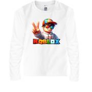 Детская футболка с длинным рукавом RobloxMan