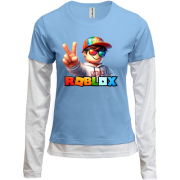 Комбинированный лонгслив RobloxMan