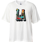 Футболка Oversize LA USA