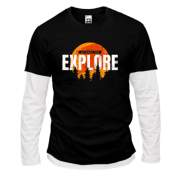 Комбинированный лонгслив Explore - The Great Outdoor (2)