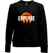 Детский свитшот без начеса Explore - The Great Outdoor (2)