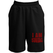 Шорты с надписью "I AM SWAG"