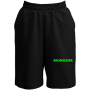 Шорты с надписью "Biomusor"